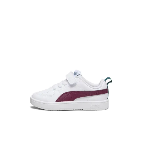 PUMA Rickie Low Топ Детские Скейтбординги Белый Детский