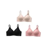 Кожа + Черный + Розовый / 3 шт