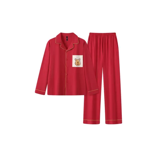 Gongdie X Disney Пижамный комплект Мужской Красный