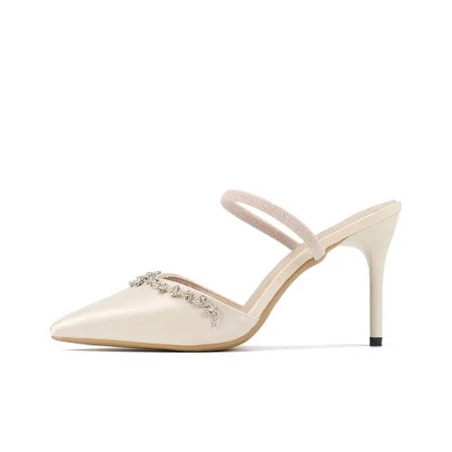 Xingdiman Домашние тапочки Женские Сливочный