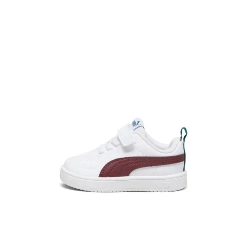 PUMA Rickie Low Топ Обувь для малышей Белый Умбра Infant и Toddler