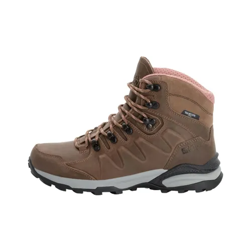 JACK WOLFSKIN Альпинистские и туристические ботинки MID Топ Коричневый Женские