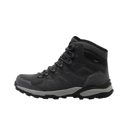 JACK WOLFSKIN Альпинистские и туристические ботинки MID Топ Черный мужской