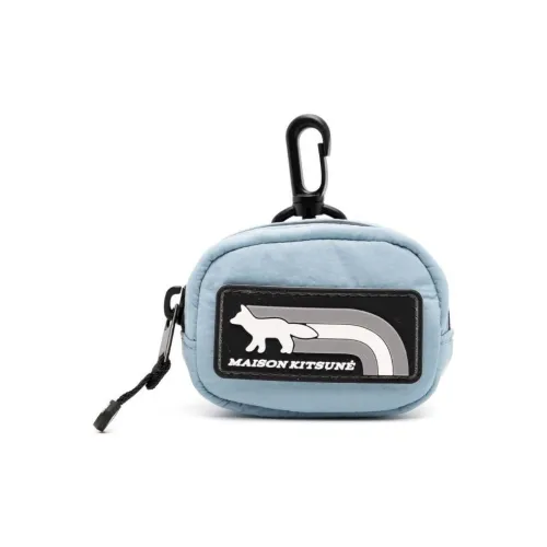 Maison Kitsune Полиамид Кошелек Mini Женский Синий