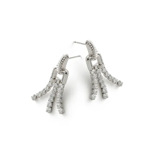 RSNY Серьги-гвоздики из меди с золотым покрытием женские