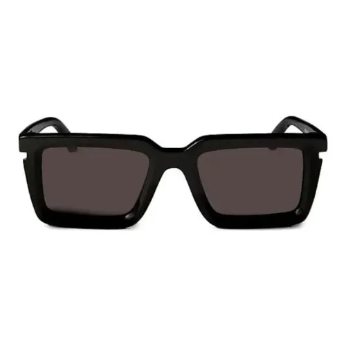 OFF Белый Ацетат Квадратные Солнцезащитные Очки Мужские Черные