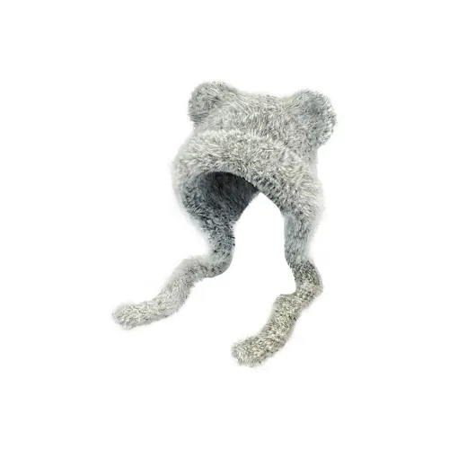 IOTS Полиэстер Шапки-бини Unisex Light Серый Темно-серый