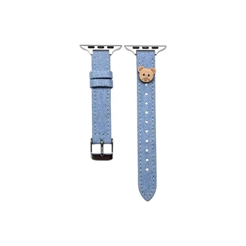 Mr. Strap Apple Совместимость Denim Leather Материал 44mm