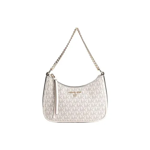 MICHAEL KORS Jet Set Charm Искусственная кожа Портативная Сумка через плечо Маленькая Женская Ванильно-белая