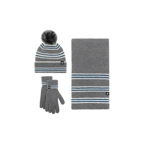 Yamaichi Maru 52% акрил 28% нейлон 20% полиэстер Шапки-бини Унисекс Серый