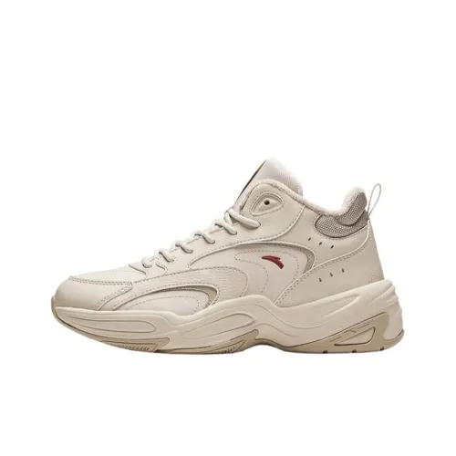 ANTA Through Slip-Resistant Thermal Low-Top Casual Women's Beige