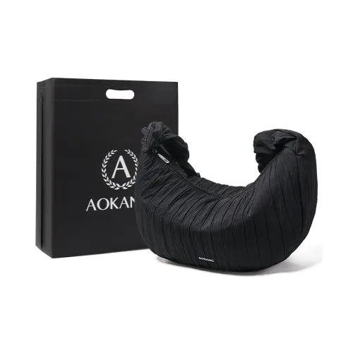 AOKANG Ткань Сумка через плечо Сумка на плечо Сумка-хобо Сумка Commuter Большая Женская Классическая Черная Экрю