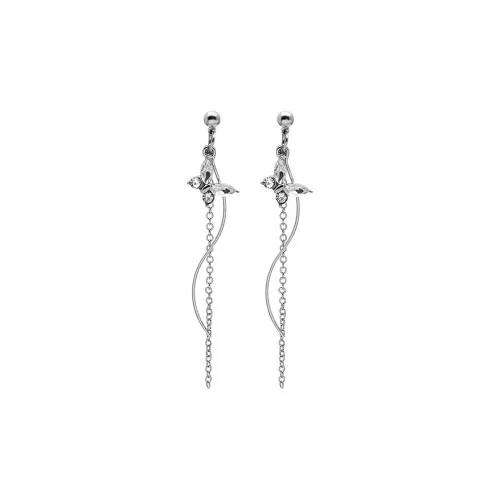 QIANFANGDAHUANGYE Серебро S925 Серьги-гвоздики Женские