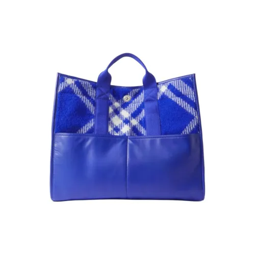 Burberry Shearling Leather Insert Bag Men's Blue Брэнди Бербери Шерпинг Кожаная Вставка Сумка Мужская Синяя