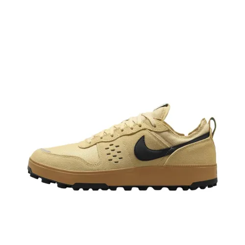 Nike C1TY Slip Resistant Abrasion Resistant Низкий Топ Casual Унисекс Коричневый