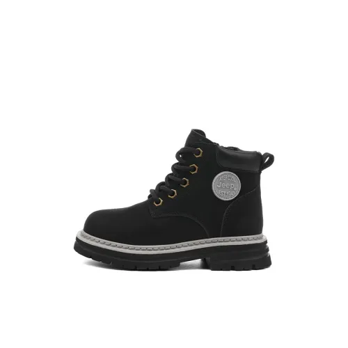 JEEP Детские ботинки графитовый черный для малышей