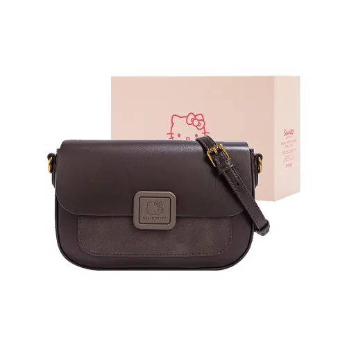 Sanrio Hello Kitty Сумка через плечо из синтетической кожи маленькая квадратная сумка стандартная женская многоцветная