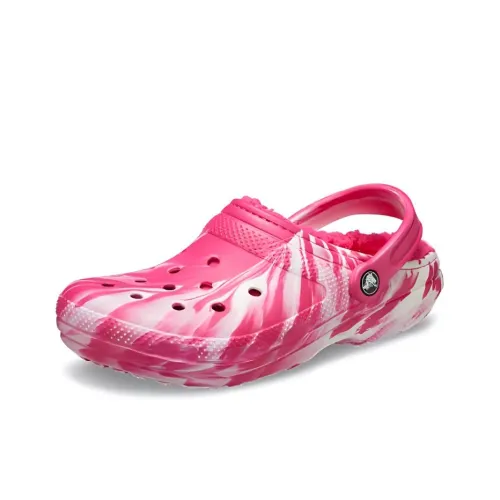 Crocs Сабо Розово-белый Женские