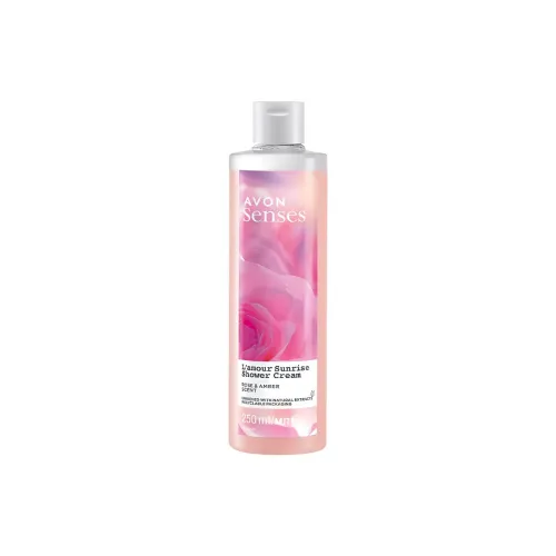 AVON Розовый Янтарный Молочный Гель для душа Чистка Увлажнение 250 мл 500 мл