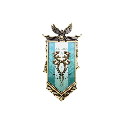 STARFORGED Warhammer 40K Horus Heresy Мерч ALPHA Legion 1st BATTLE Company Banner Магниты аниме-тематики