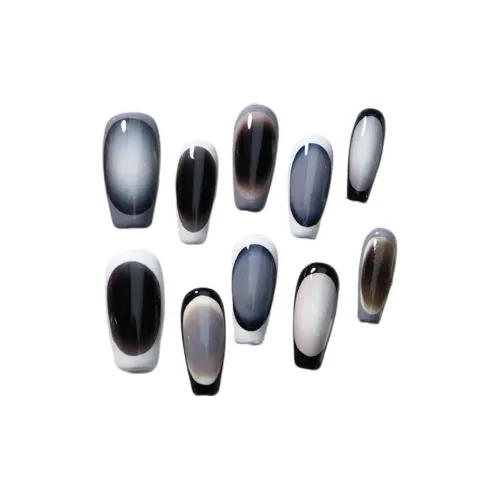 XIBI Пистолет для распыления Черный Белый Серый False Nail Короткий LADDER Французский 14 мм