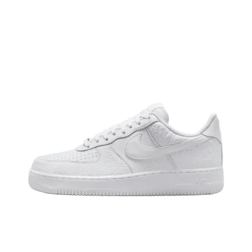 Nike Air FORCE 1 Кроссовки для скейтбординга Низкие Белые Мужские