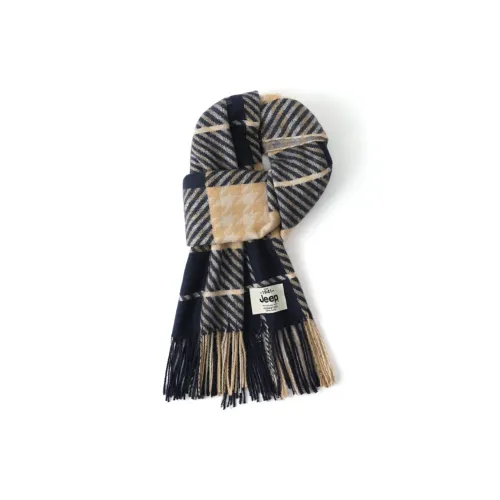 JEEP Искусственный кашемир Вязаные шарфы Унисекс Многоцветный