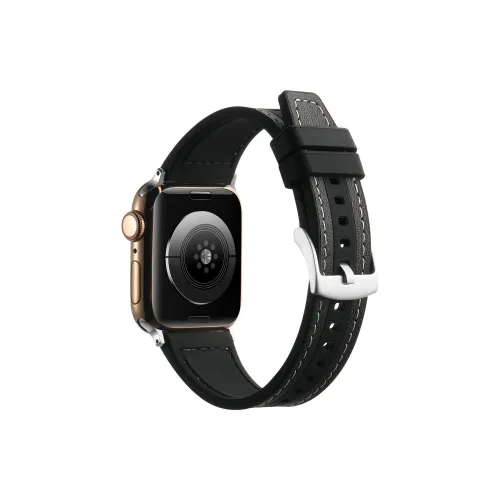 Часы AOMN Полоска Apple Совместимость 38 41 мм Силиконовый материал