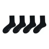 4 Pack Crew Socks Black  
4 упаковки носков-трусов черного цвета