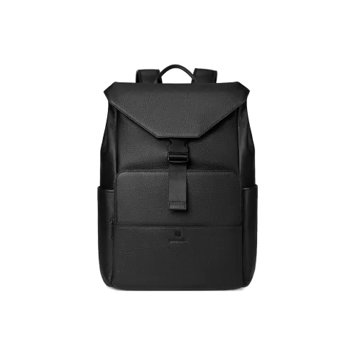 PIERRE CARDIN Рюкзак из коровьей кожи большой мужской черный