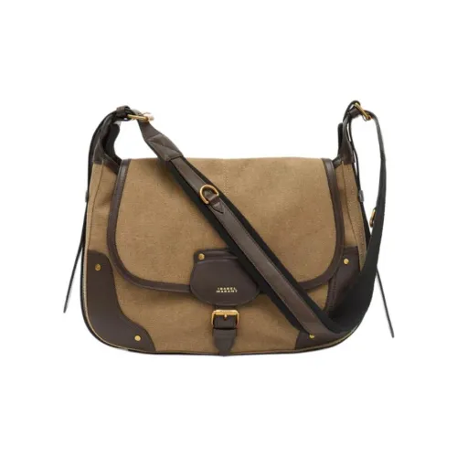 ISABEL MARANT Хлопок Курьерская Сумка Сумка через плечо Сумка на плечо Женская Хаки