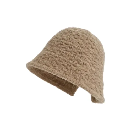 FREE RABBITⅡ Зимний Термический Ведро Минималистский стиль Однотонный Трикотажная ткань Ведро Унисекс