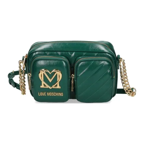 LOVE MOSCHINO Полиэстер Сумка через плечо Женская Лесной зеленый