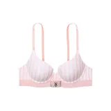 Розово-белый с полосами