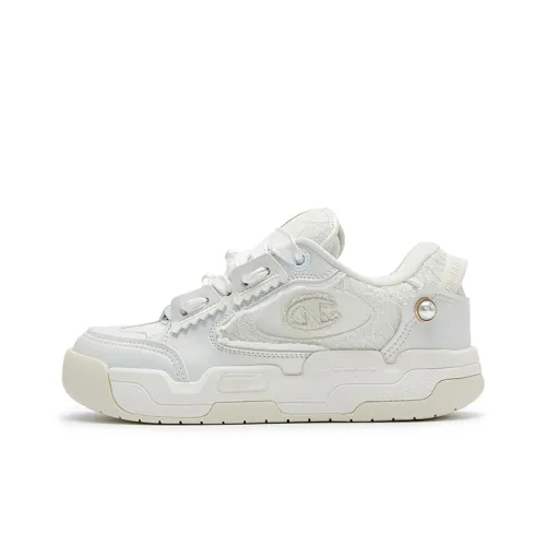 Champion Скейтборд Кроссовки Низкие Top Pearl White/Milk White Женские