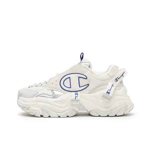 Champion Low Top Crepe Sneakers Unisex Milk White Champion Blue