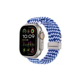 Волна Узор Синий Белый