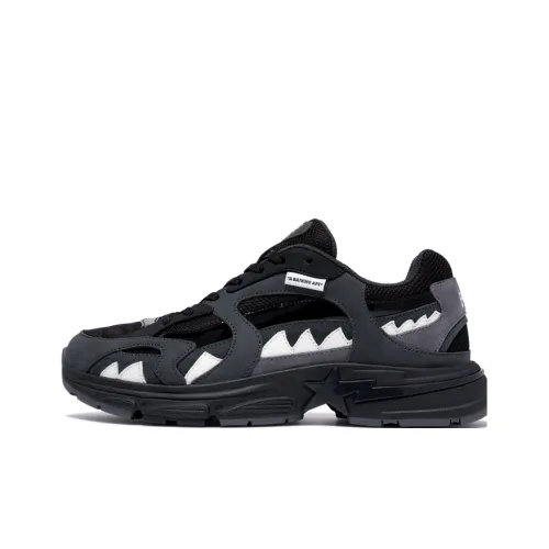 A BATHING APE SHARK STA Slip-resistant Low Top Casual Shoes Women's A BATHING APE SHARK STA Противоскользящие низкие топы повседневная обувь для женщин