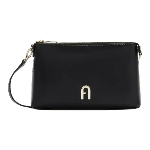 Furla Diamante Телячья кожа Сумка через плечо Мини Женская Черная