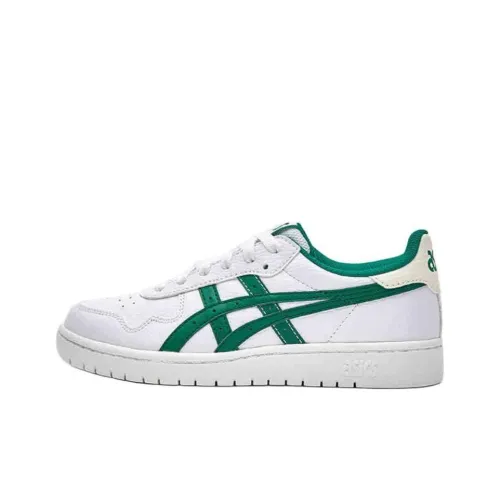 Asics JAPAN S Low Топ Детские Скейтбординги Белый-коричневый Подростки