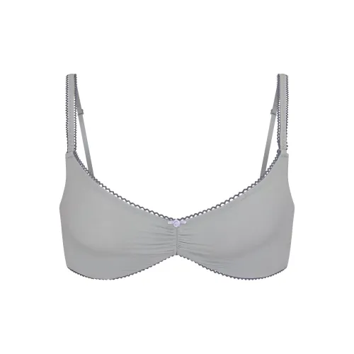 SKIMS FW24 Подходит всем PICOT Комбинированный SKIMPY Scoop Бюстгальтер Женский 1 упаковка Тихоокеанский Тихоокеанский Цвет