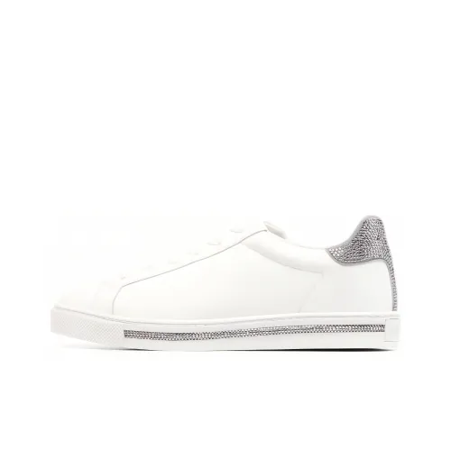 RENE CAOVILLA Низкие кроссовки для скейтбординга Женские Белые