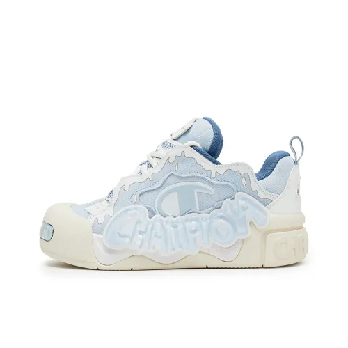 Champion с наполнителем Jelly обувь низкие кроссовки для скейтбординга унисекс Peak синий Champion белый
