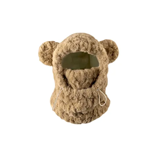 VINEY Полиэстер Теплая Шапка Женская Хаки Черный Экрю