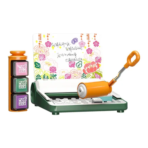 Joyful Guests Четыре Великих Изобретения OF Печать Technique Набор 4 SEASONS Цветочный Тема Игрушки