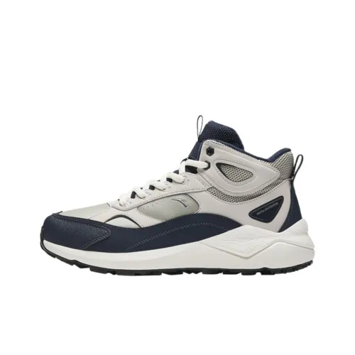 ANTA Pedal Island Термический Амортизация Высокий Топ Повседневный Мужской Серый Синий