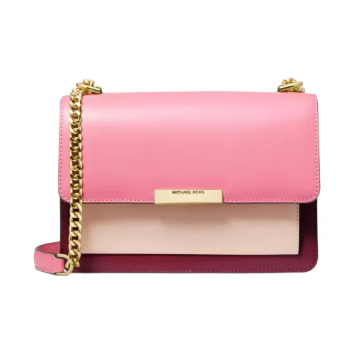 MICHAEL KORS Jade Коровья кожа Сумка через плечо Большая Женская Малиновый Розовый