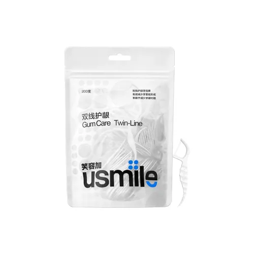 Usmile Двойная Линия Зубная Нить для Защиты Зубов 200 Шт Сумка