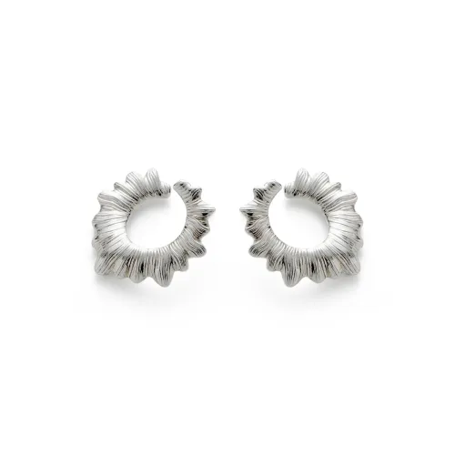 RSNY Серьги-гвоздики из меди с золотым покрытием женские