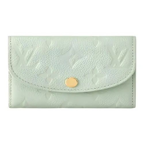 LOUIS VUITTON Rosalie Кожа Кошелек Женские Светло-зеленый
